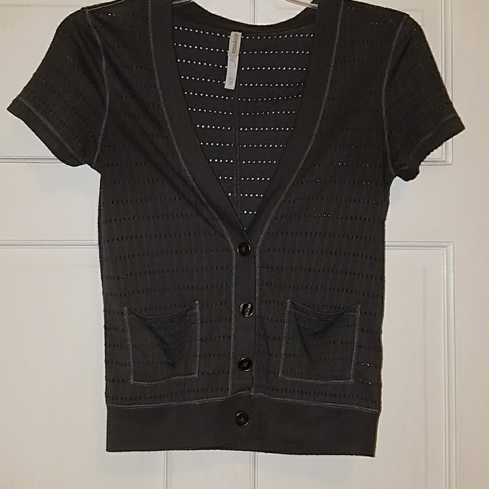 Aeropostale short sleeve cardigan